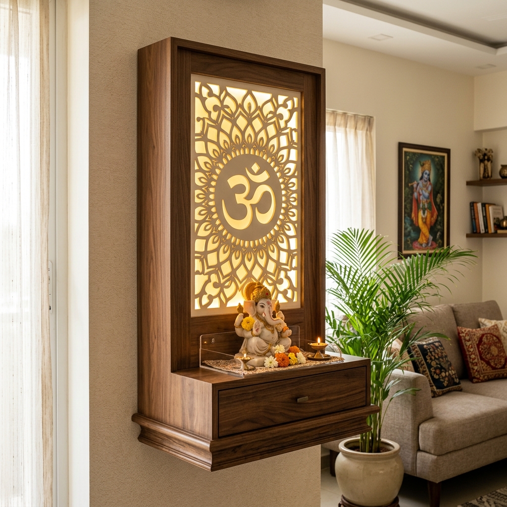 Divya Wall-Mounted LED Pooja Unit