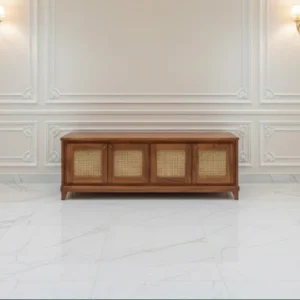 Cane Sheesham Tv Console